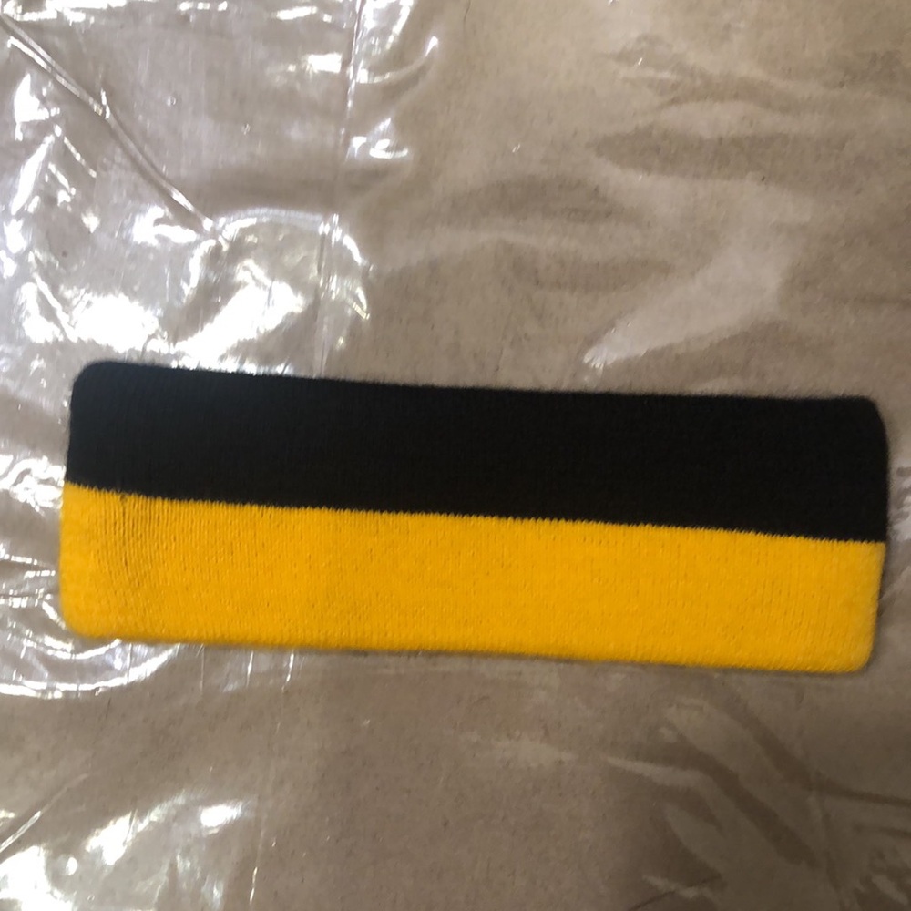 Womens Steelers Black & Yellow Headband - Picture 2 of 4